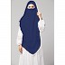 Instant Ready-to-wear Hijab- Navy Blue
